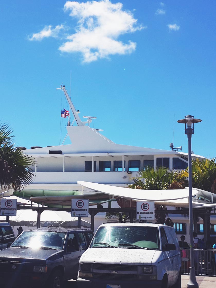 Ferry at the Port in Culebra