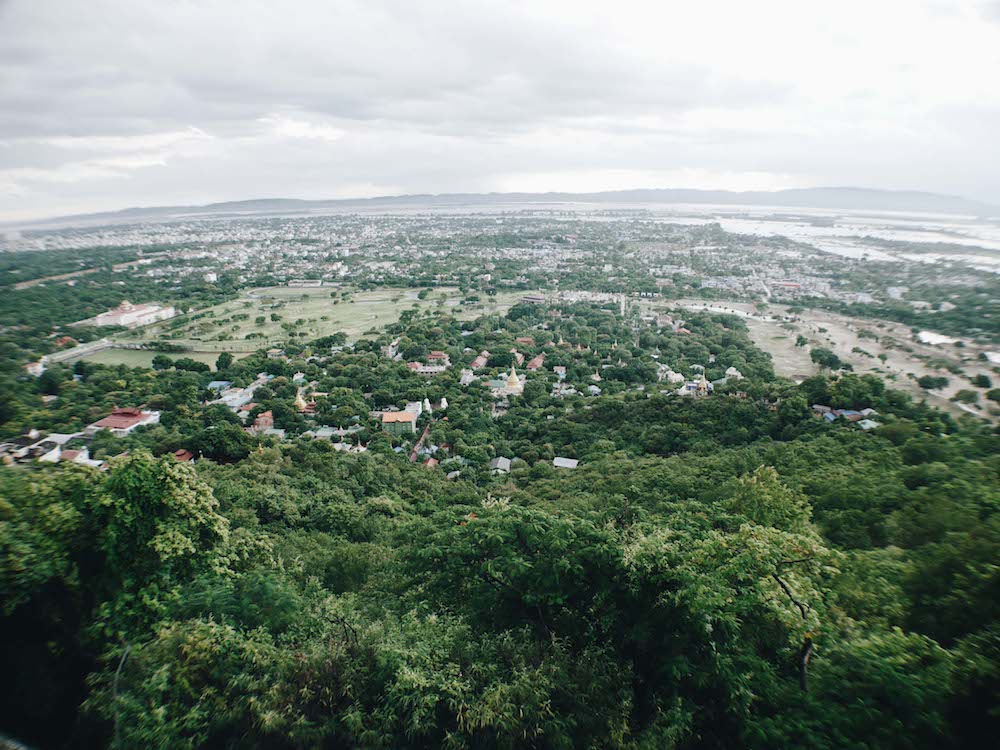 Mandalay Hill's view